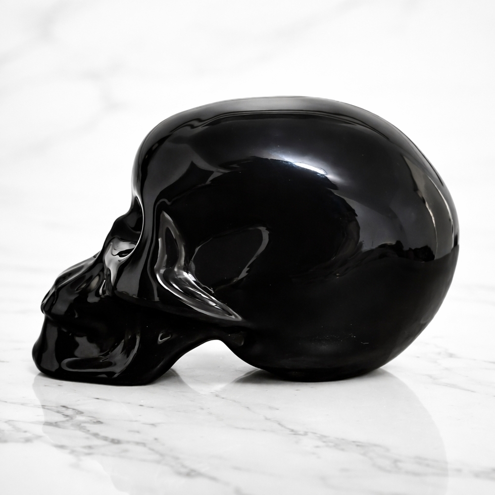 Black SKULL Pop ART Ceramic Decor